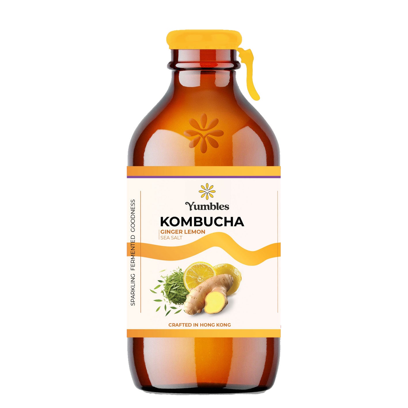 Ginger Lemon Kombucha